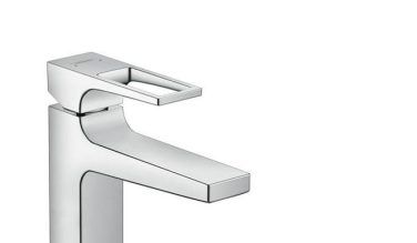 Hansgrohe Metropol Single-hole Faucet 110 With Loop Handle And Pop-up Drain