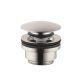 Hansgrohe 50100821 Brushed Nickel Push-open Sink Drain In Brushed Nickel