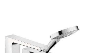 Hansgrohe Metropol 3-hole Roman Tub Set Trim With Lever Handle And 1.75 Gpm Handshower In