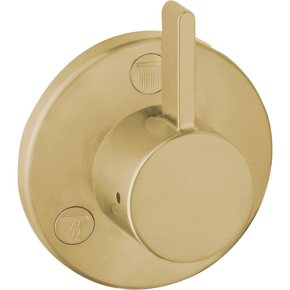 Hansgrohe 04232140 Brushed Bronze Ecostat Diverter Trim S Trio/quattro In Brushed Bronze