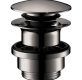 Hansgrohe 50100331 Polished Black Chrome Push-open Sink Drain In Polished Black Chrome