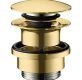 Hansgrohe 50100991 Polished Gold Optic Push-open Sink Drain In Polished Gold Optic