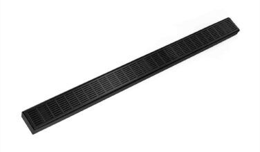 Infinity drain 48'' Fx Series Complete Kit With Perforated Slotted Grate In