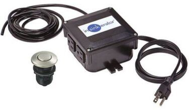Insinkerator Sinktop Switch - Dual Outlet - Model Number: Sts-00 (dual Outlet-satin Nickel