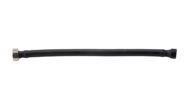 Jaclo Jacloflex™  (blak) Decorative Cover Stainless Steel Flexible Braided 3/8'' O.d. X 1/2'' Ips - 16'' Faucet Supply Line With Metal Nut