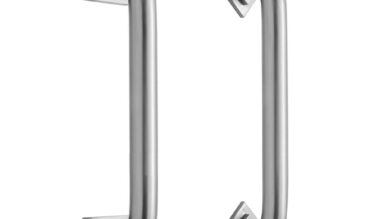 Jaclo 18'' Deluxe Grab Bar With Contemporary Square/diamond Flange