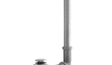 Jaclo Brass Tub Drain Bottom Outlet Standard Toe Control With Faceplate (2 Hole) Tub Waste