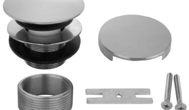 Jaclo Round Top Toe Control Tub Drain With Round No Hole Faceplate