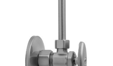 Jaclo Multi Turn Angle Pattern 5/8'' O.d. Compression (fits 1/2'' Copper) X 3/8'' O.d. Toilet Supply Kit With Oval Handle
