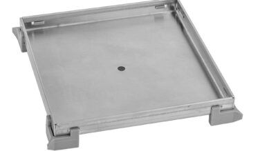 Jaclo 6'' X 6'' Square Tile-in Channel Drain Grate