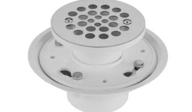 Jaclo 2'' Or 3'' Pvc Complete Round Shower Drain