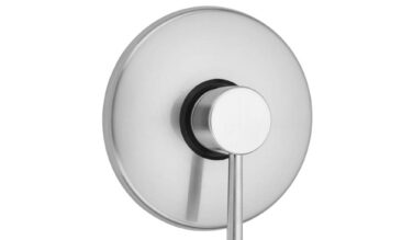 Jaclo Round Plate With Round Lever Trim For Pressure Balance Valve (j-pbv