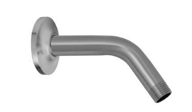 Jaclo 8'' 60° Brass Showerarm With Contempo Escutcheon
