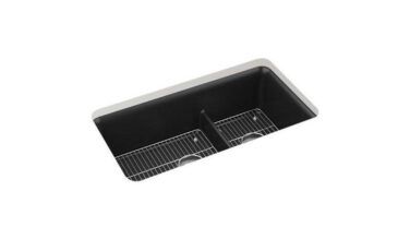 Kohler Cairn® Smart Divide® 33-1/2'' Undermount Double-bowl Kitchen Sink
