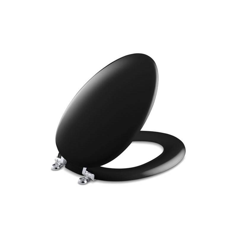 Kohler K4701CP7 Black K4701CP7 Kathryn Elongated Toilet Seat - Black