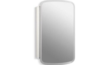 Kohler Bancroft® 20'' W X 31'' H Aluminum Single-door Medicine Cabinet With Mirrored Door