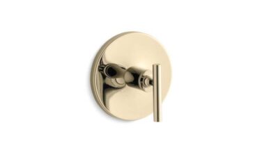 Kohler Purist® Mastershower® Temperature Control Valve Trim With Lever Handle