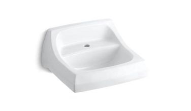 Kohler Kingston™ 21-1/4'' X 18-1/8'' Wall-mount/concealed Arm Carrier Arm Bathroom Sink With Single Faucet Hole