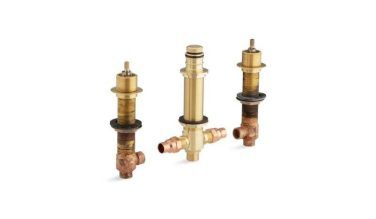 Kohler 1/2'' Ceramic High-flow Valve System With Diverter For Finished-deck Or Rim-mount Installation Only