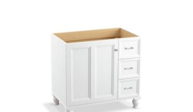 Kohler Damask® 36'' Bathroom Vanity Cabinet With Furniture Legs