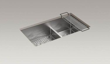Kohler Strive® Smart Divide® 32'' Undermount Double-bowl Kitchen Sink