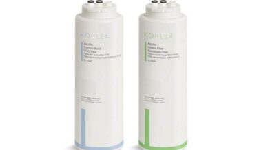 Kohler Aquifer®+ Replacement Filter Cartridge Two-pack With Hollow Fiber Membrane And Carbon Block Voc