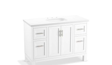 Kohler Quo® 48'' Bathroom Vanity Cabinet With Sink And Quartz Top