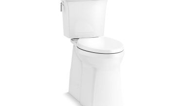 Kohler Corbelle® Tall Two-piece Elongated Toilet With Skirted Trapway