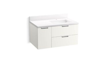 Kohler Maxstow® 36'' Wall-hung Bathroom Vanity Cabinet With Sink And Quartz Top