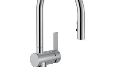 Moen Cia Pulldown Kitchen Faucet With Power Boost With Optional  Accents In