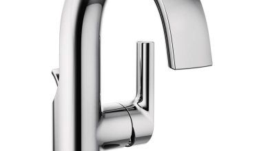 Moen Doux Collection One-handle High Arc Laminar Stream Bathroom Faucet