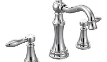 Moen Weymouth 8 In. Widespread 2-handle High-arc Bathroom Faucet Trim Kit In  (valve Sold Separately