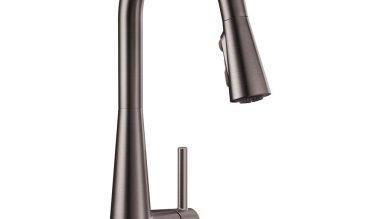 Moen Sleek Single-handle Pull-down Sprayer Kitchen Faucet With Reflex And Power Clean In