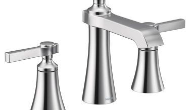 Moen Flara 8 In. Widespread 2-handle High-arc Bathroom Faucet Trim Kit In  (valve Sold Separately