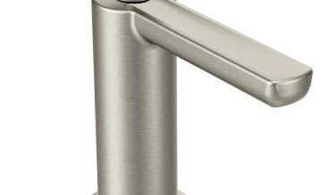 Moen Modern Deck Mounted Kitchen Soap Dispenser With Above The Sink Refillable Bottle