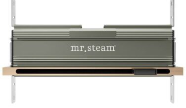 Mr. steam Linear 16 In. W. Steamhead With Aromatherapy Reservoir In