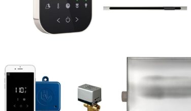Mr. steam Airbutler Linear Steam Shower Control Package With Airtempo Control And Linear Steamhead In