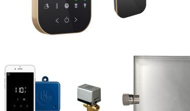 Mr. steam Airbutler Steam Shower Control Package With Airtempo Control And Aroma Glass Steamhead In