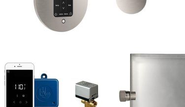 Mr. steam Butler Steam Shower Control Package With Itempoplus Control And Aroma Designer Steamhead In Round