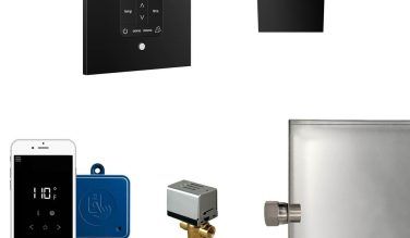 Mr. steam Butler Steam Shower Control Package With Itempoplus Control And Aroma Designer Steamhead In Square