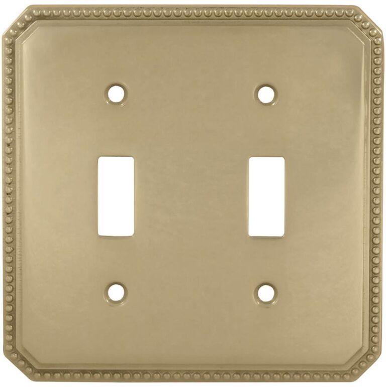 Omnia Double Toggle Switchplate Us3