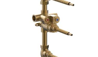 Phylrich 3/4'' Thermostatic Valve With Two 3/4'' Volume Controls