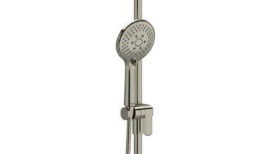 Riobel Handshower Set With 31'' Slide Bar And 3-function Handshower