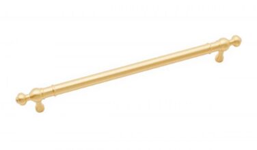 Rk international 8'' C/c Plain Pull With Decorative Ends