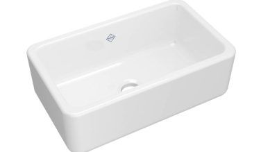 Rohl Lancaster™ 30'' Single Bowl Farmhouse Apron Front Fireclay Kitchen Sink