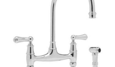 Rohl Georgian Era™ Bridge Kitchen Faucet With Side Spray