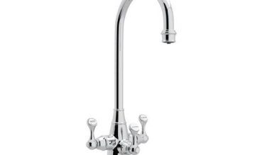 Rohl Georgian Era™ Three Handle Bar/food Prep Filter Kitchen Faucet