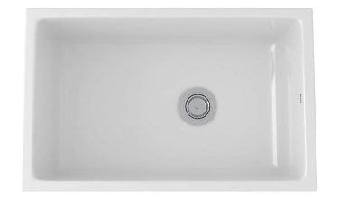 Rohl Allia™ 32'' Fireclay Single Bowl Undermount Kitchen Sink