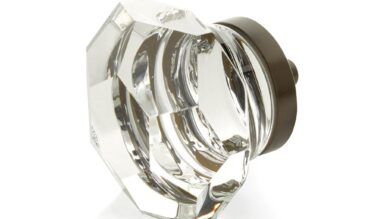 Schaub and company Faceted Dome Glass Knob