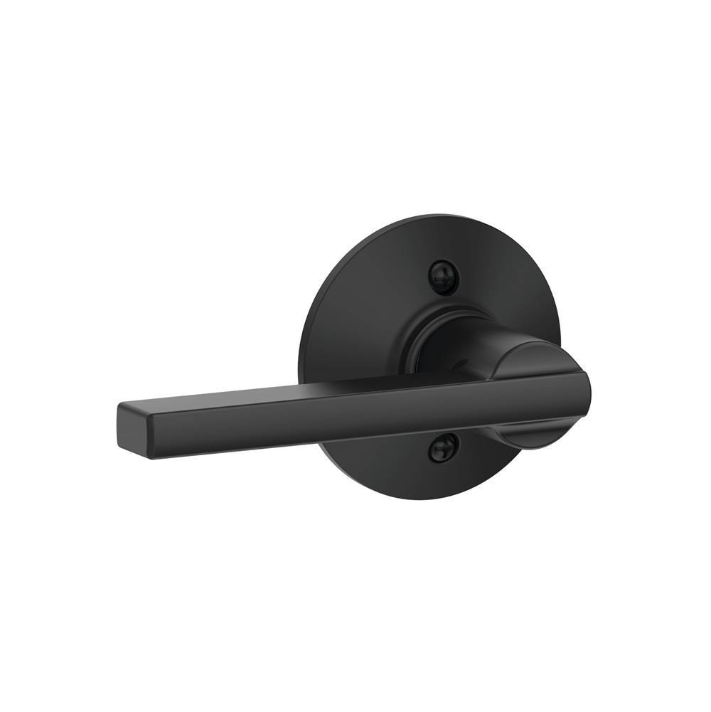 Schlage F170LAT622 Matte Black F170LAT622 Latitude Lever No - turning Loc - Matte Black